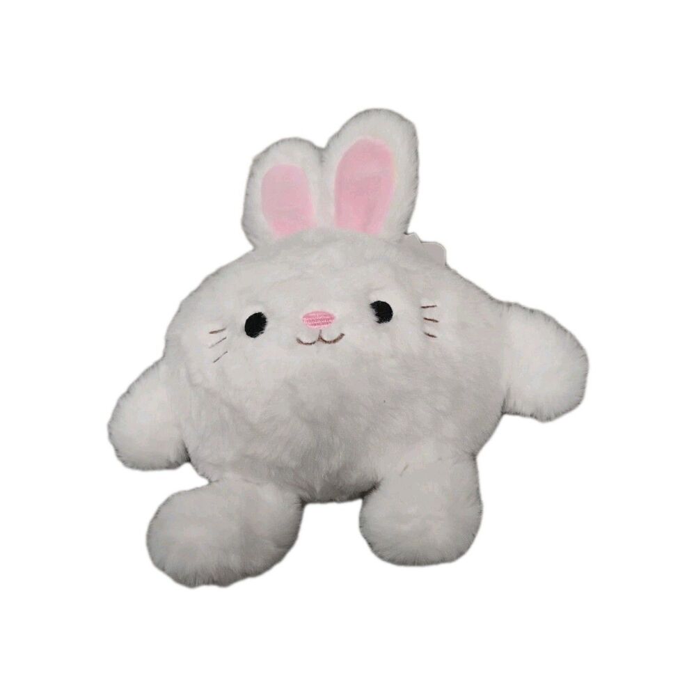 American Greetings 10 1/2" Tall Stuffed Plush Toy Rabbit White Bunny Easter